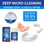 Denture Cleaning Tablet, White Denture Fresh Breath Oral Care Cleaning Tablet - Korvel