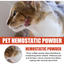 Poudre hémostatique premium pour animaux de compagnie pour les soins des blessures