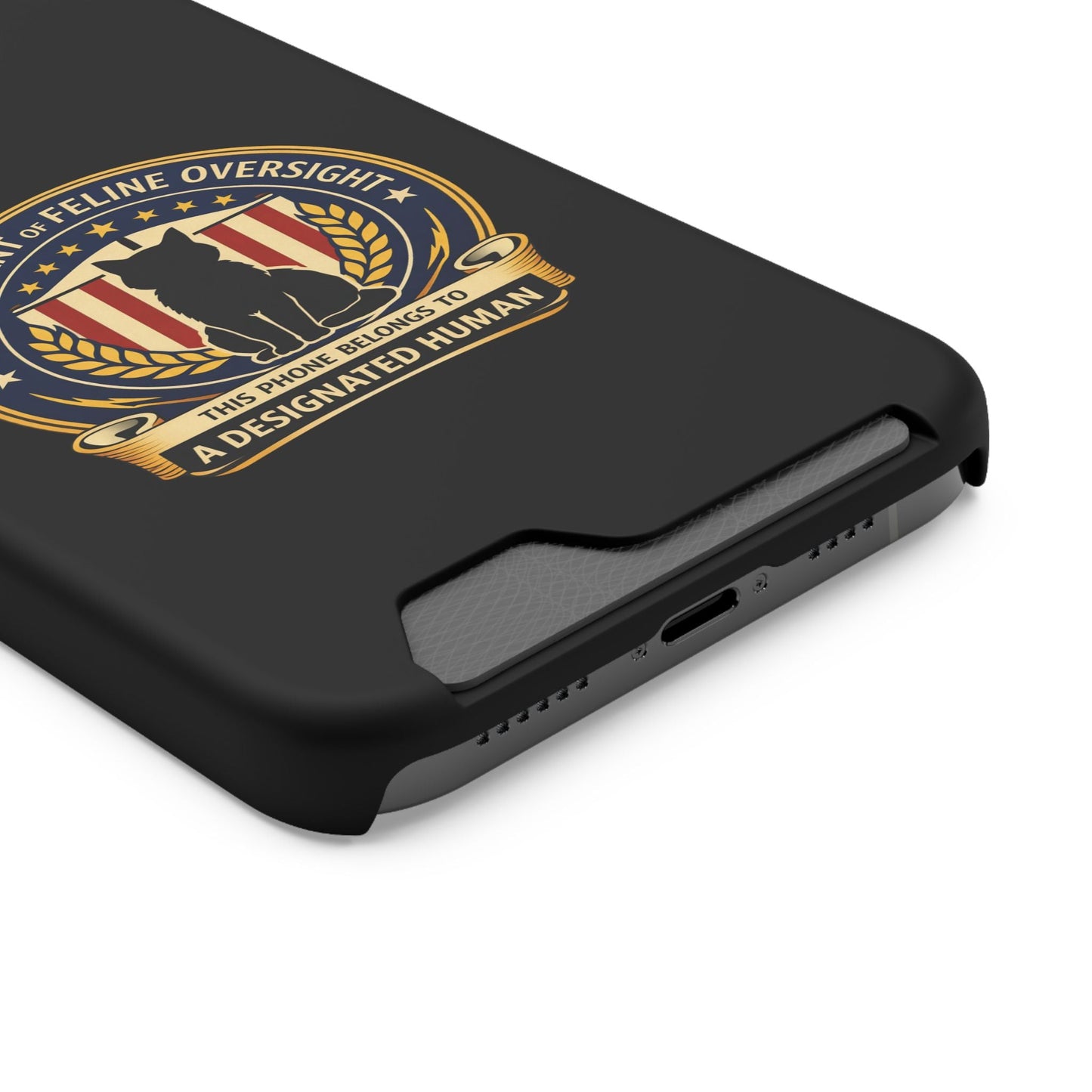 Department of Feline Oversight MagSafe iPhone Case - Designated Human Edition