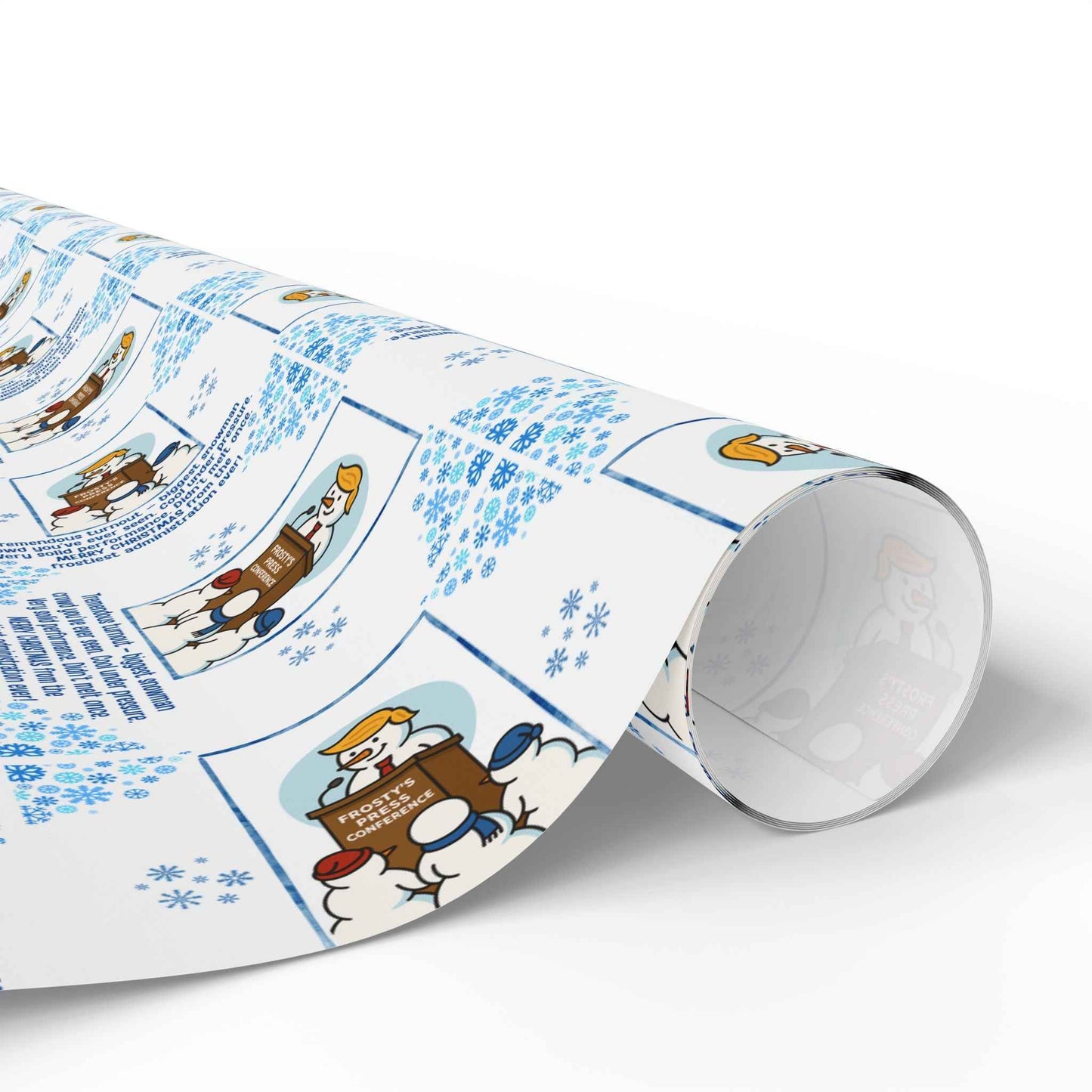 Papier Cadeau de la Conférence de Presse de Frosty