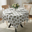 Whimsical Cat Medallion Square Tablecloth – 55" x 55"