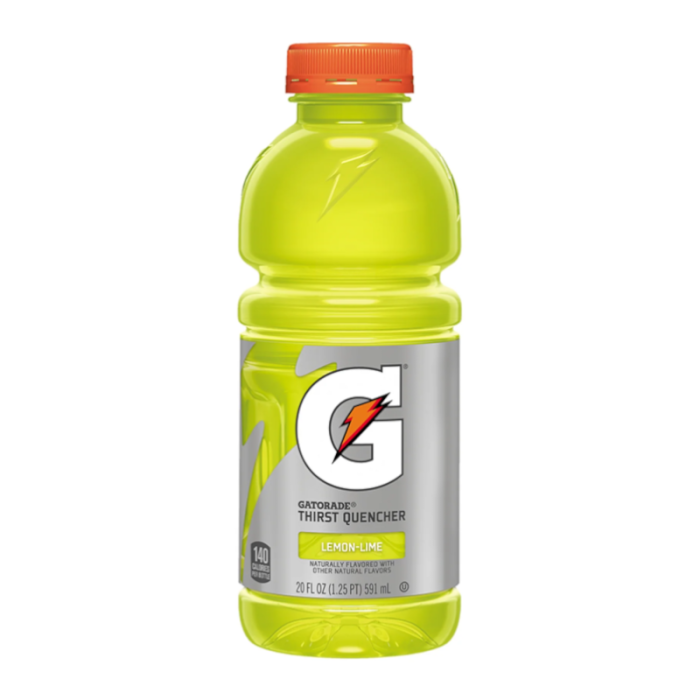 Gatorade Thirst Quencher Boisson Énergétique, Citron Vert, Bouteille de 20 Oz