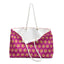 Pink Cat Blossom Weekender Bag | Playful Travel Tote