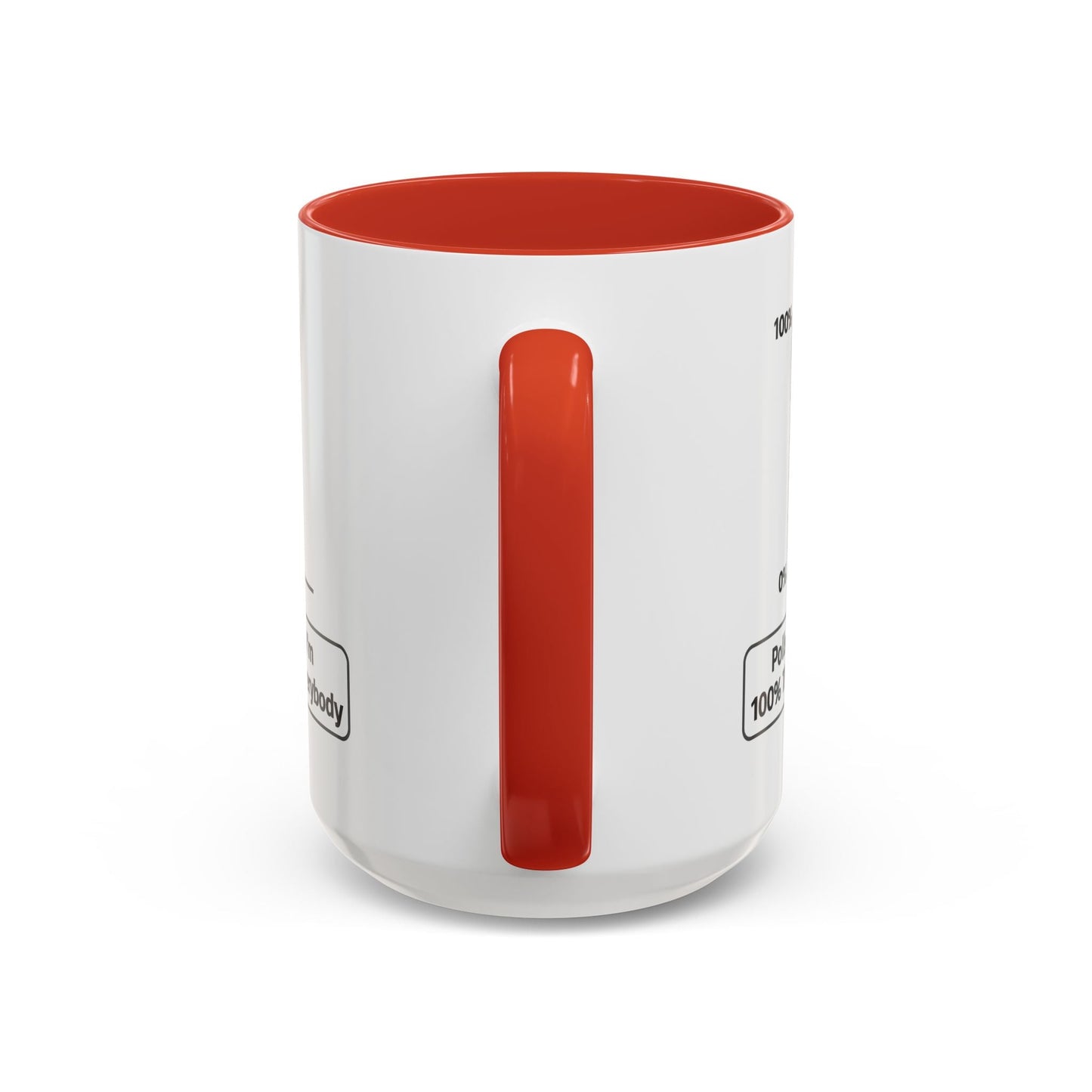 Taza de Parodia Política - 100% Cansado de Todos