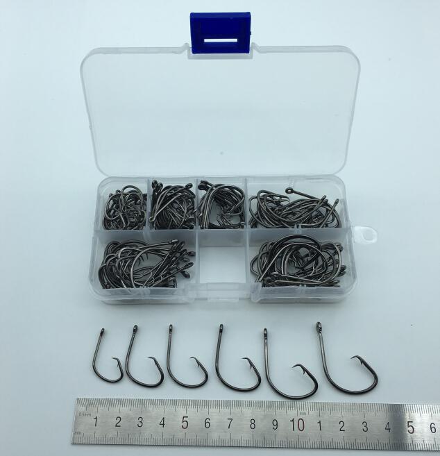 Ensemble de 120 hameçons de pêche Rompin - Hameçons octopus circulaires polyvalents