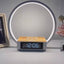 Lampe de chevet sans fil rechargeable de luxe léger avec réveil