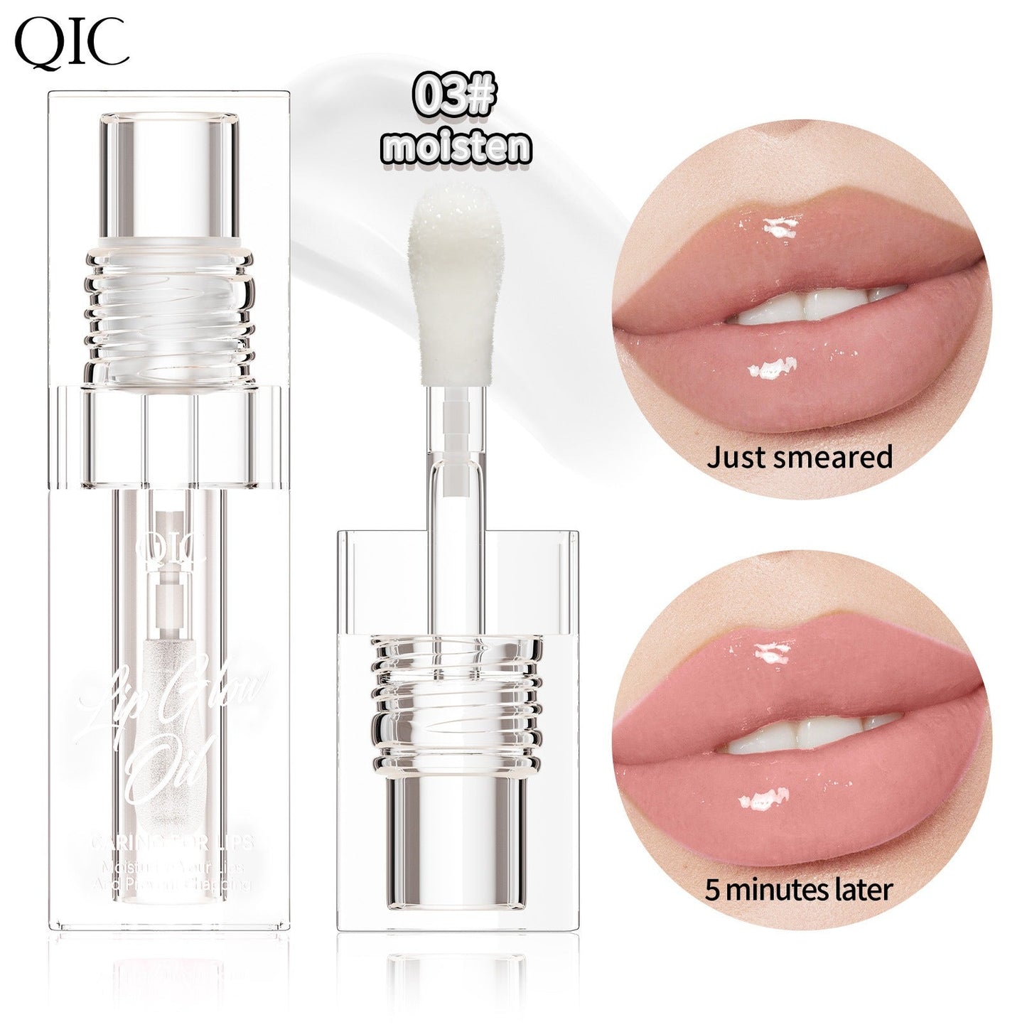 Huile à Lèvres Color-Changing QIC - Gloss Hydratant