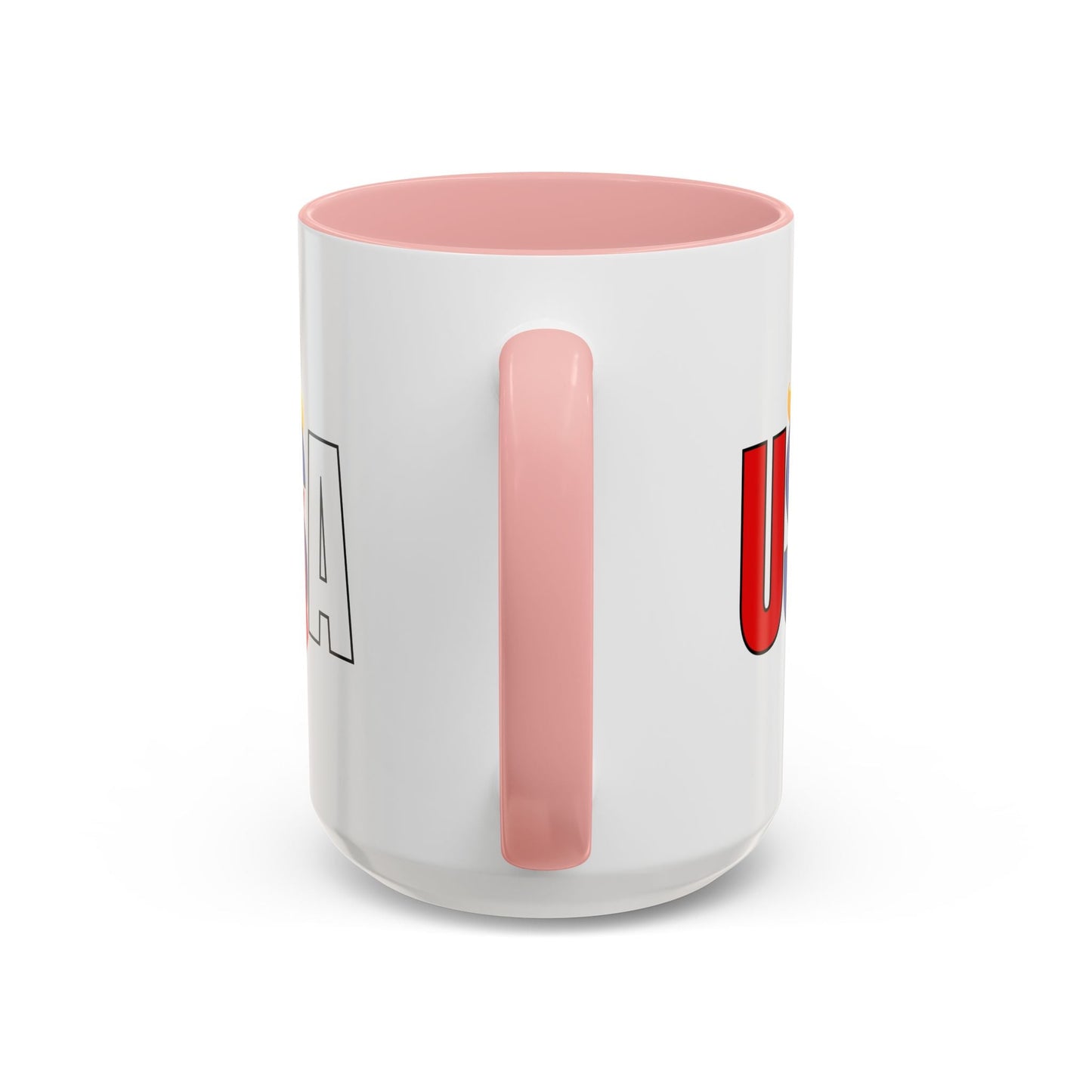Taza de café con acento vibrante de EE. UU.