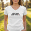 Soft Paws, Sharp Opinions T-shirt V-Neck Femme