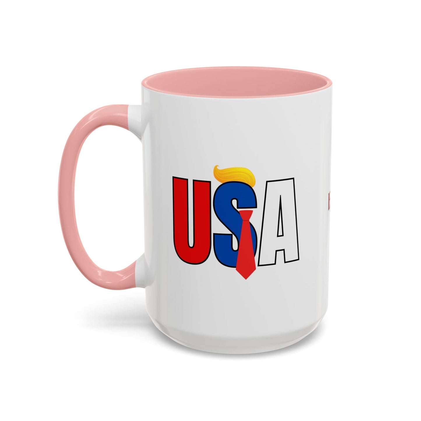 Taza de café con acento vibrante de EE. UU.