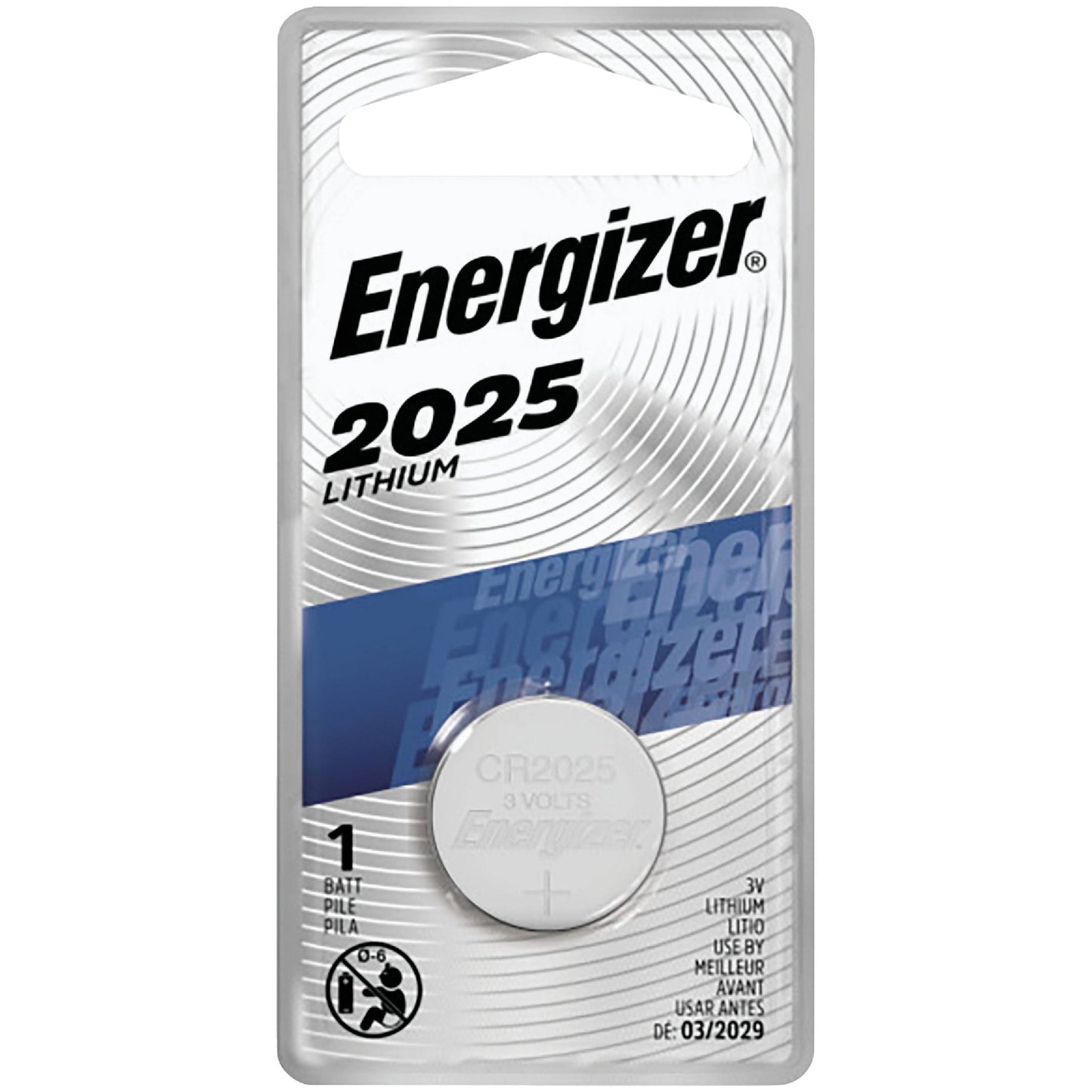 Batterie bouton lithium 3 volts Energizer ECR2025BP