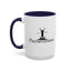 Purrseverance Accent Coffee Mug - Stylish & Functional