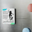 Inspirational Live in the Moment Magnet - Square Design - Korvel