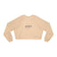 Fashion Faux Paw Women's Cropped Fleece Pullover