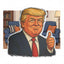 Thumbs-Up Caricature Pillow — A Playful Accent