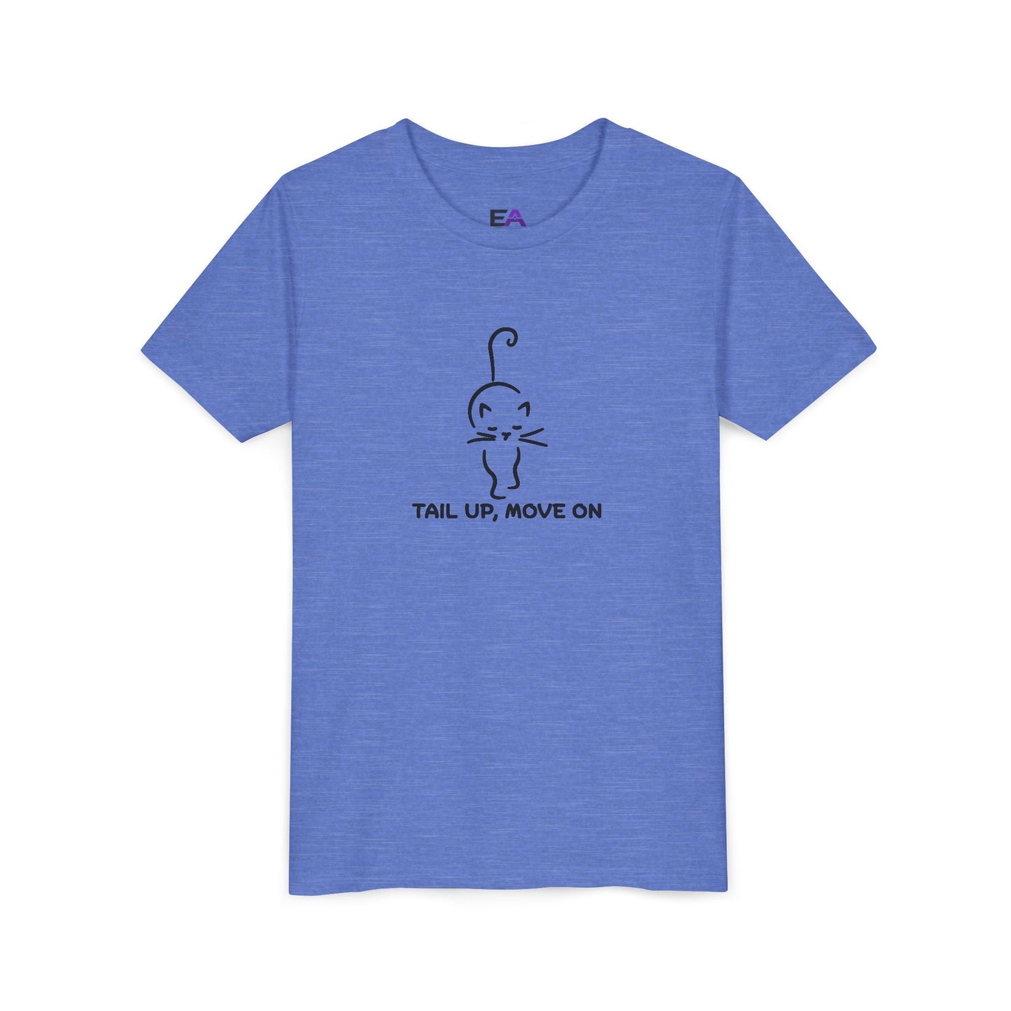 Tail Up, Move On Youth Tee – Small Human, Big Attitude