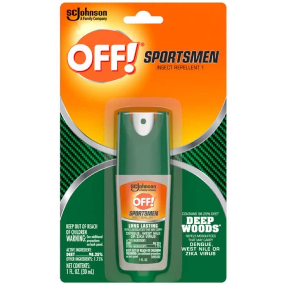 Répulsif Insectes Deep Woods Sportsmen - Flacon Spray de 1 Oz