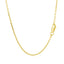 14k Yellow Gold Diamond Cut Cable Link Chain - 1.50 mm