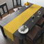 Golden Purr Cat Table Runner – Minimalist Line Art Design