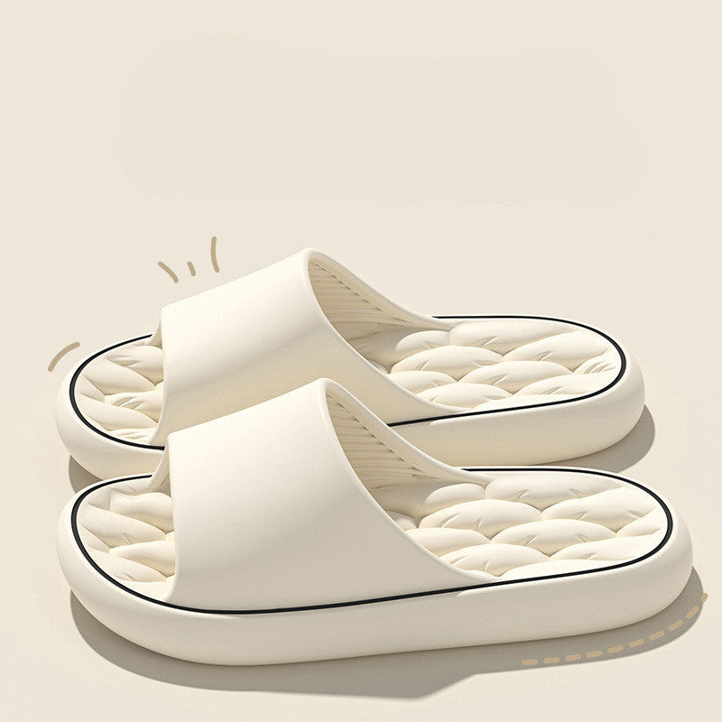 Non-Slip Bathroom Slippers with Thick Sole for Home Comfort