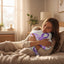 Purple Ribbon Rainbow Pillow - Soft and Meaningful Decor