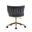 Rotating bucket chair, comfortable circular sofa chair in living room, 360 degree rotating bucket club chair (Yellow) - Korvel