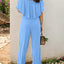 Off-Shoulder Wide Leg Jumpsuit - Korvel