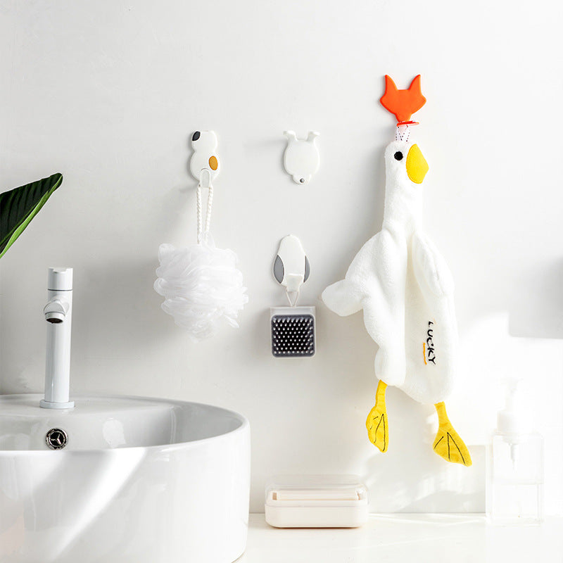 New Animal Hook Multi-Functional Punch-Free Wall Household Sticky Hook Kitchen Door Behind The Dormitory Without Trace Strong Hook - Korvel