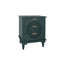 Commode de rangement à 3 tiroirs en bois creusé
