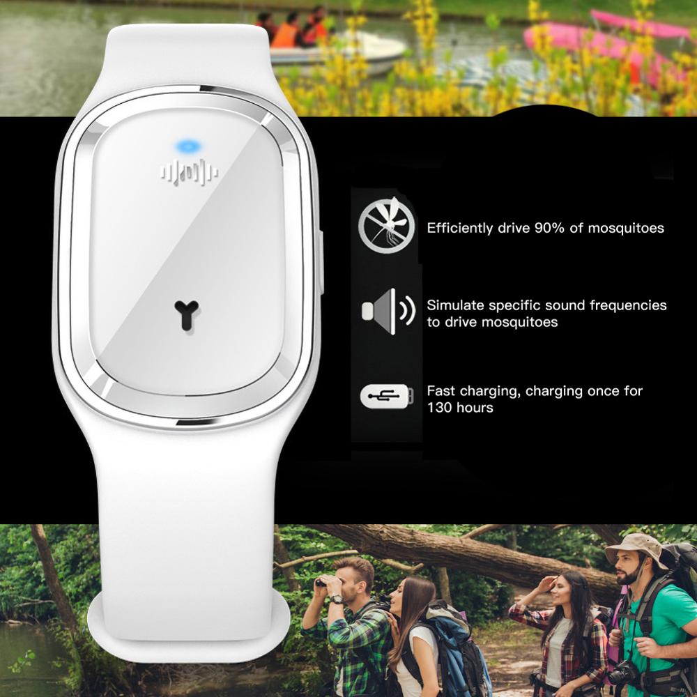 Ultrasonic Anti Mosquito Insect Pest Bugs Repellent Repeller Wrist Bracelet - Korvel