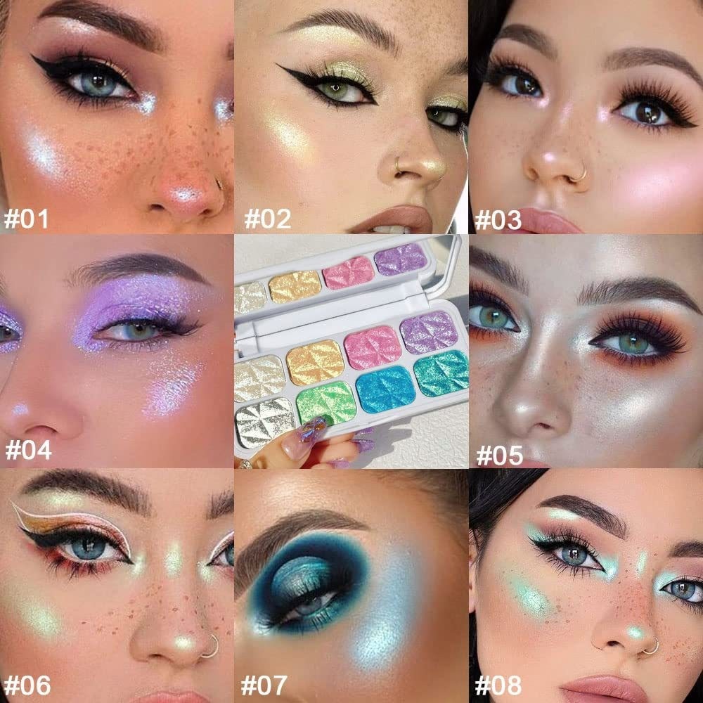 Paleta de Sombra de Ojos Macaron Chameleon de 8 Colores
