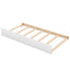 Twin over Twin Bunk Bed with Trundle and Storage  White - Korvel