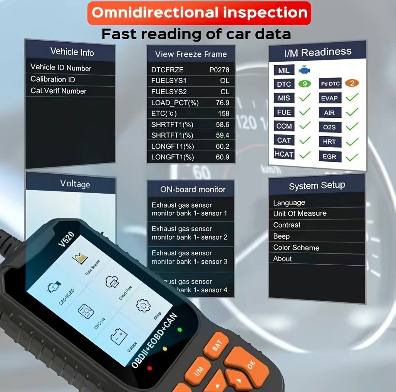 DriveSense OBD2 Scanner - Advanced Vehicle Diagnostic Tool