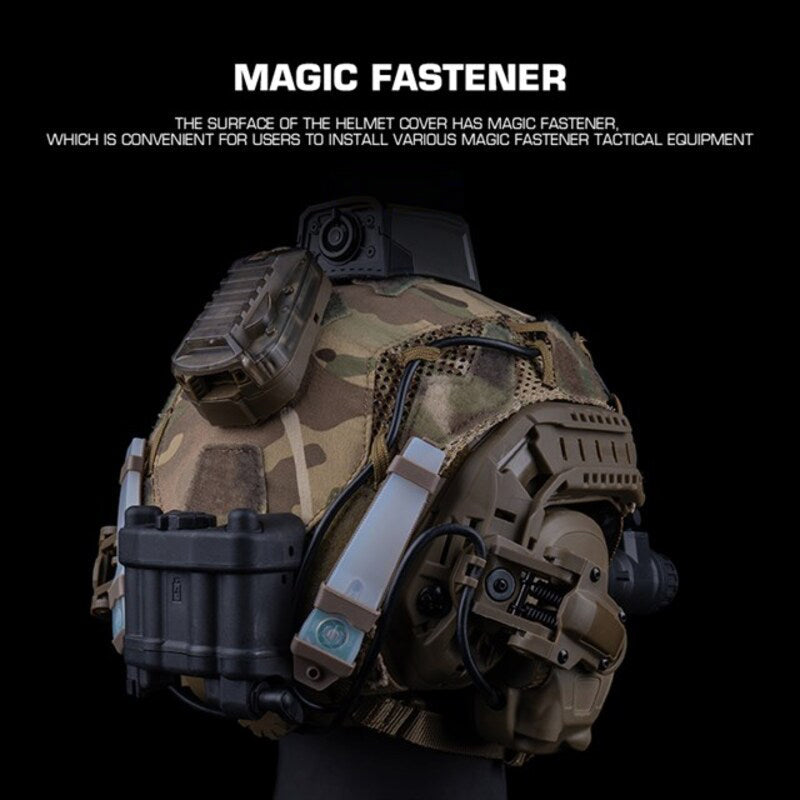 Housse de casque camouflage FAST SF Ultra-haut (Moyen)