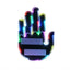Funny Gift Gesture LED Car Middle Finger Back Window Car Sign LED Hand Novelty Car Interior Decoration Suspension In The Car - Korvel