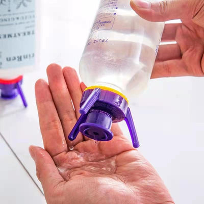 Multifunctional Inverted Bottle Cap Stand for Shower Products