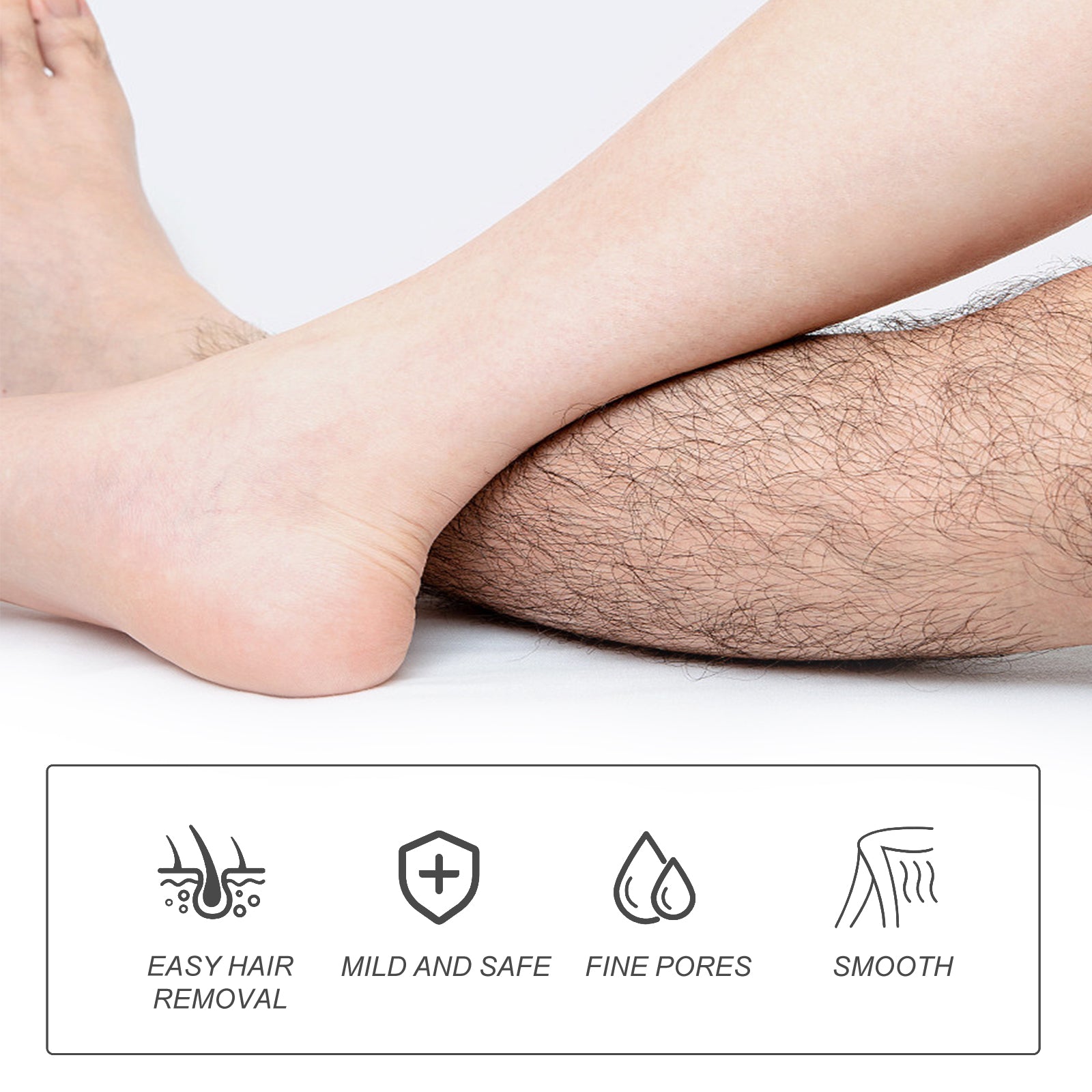 Hair Removal Wax Bean, Underarm Leg Quick Hair Removal Mild Non-Irritating Skin Dry And Smooth - Korvel