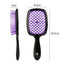 Honeycomb hollow massage comb, smooth hair grid comb, smooth hair dry and wet dual-purpose comb, curly and fluffy hair styling comb - Korvel