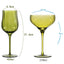 4/2/1Pcs Creative French Medieval Red Wine Glass Hand Blown Margarita Cocktail Goblet Glass Cup Dense Edges Vintage Flower Bloom - Korvel