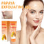 Papaya Exfoliating Gel, Moisturizing Skin With Gentle Cleansing Keratin Brightening Gel - Korvel
