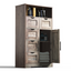 5 Drawers Storage Cabinet with Adjustable Shelves, Bathroom Cabinet with Doors, Floor Cabinet for Living Room Grey - Korvel