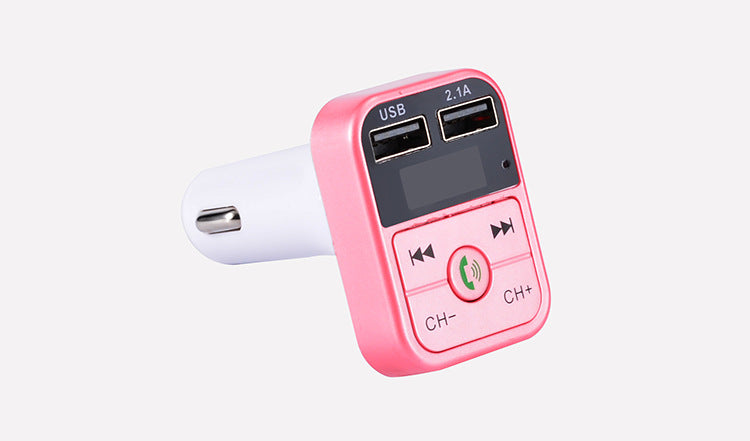 B2 Car MP3 Bluetooth Hands-Free Car Player FM Transmitter Car Charger Receiver - Korvel