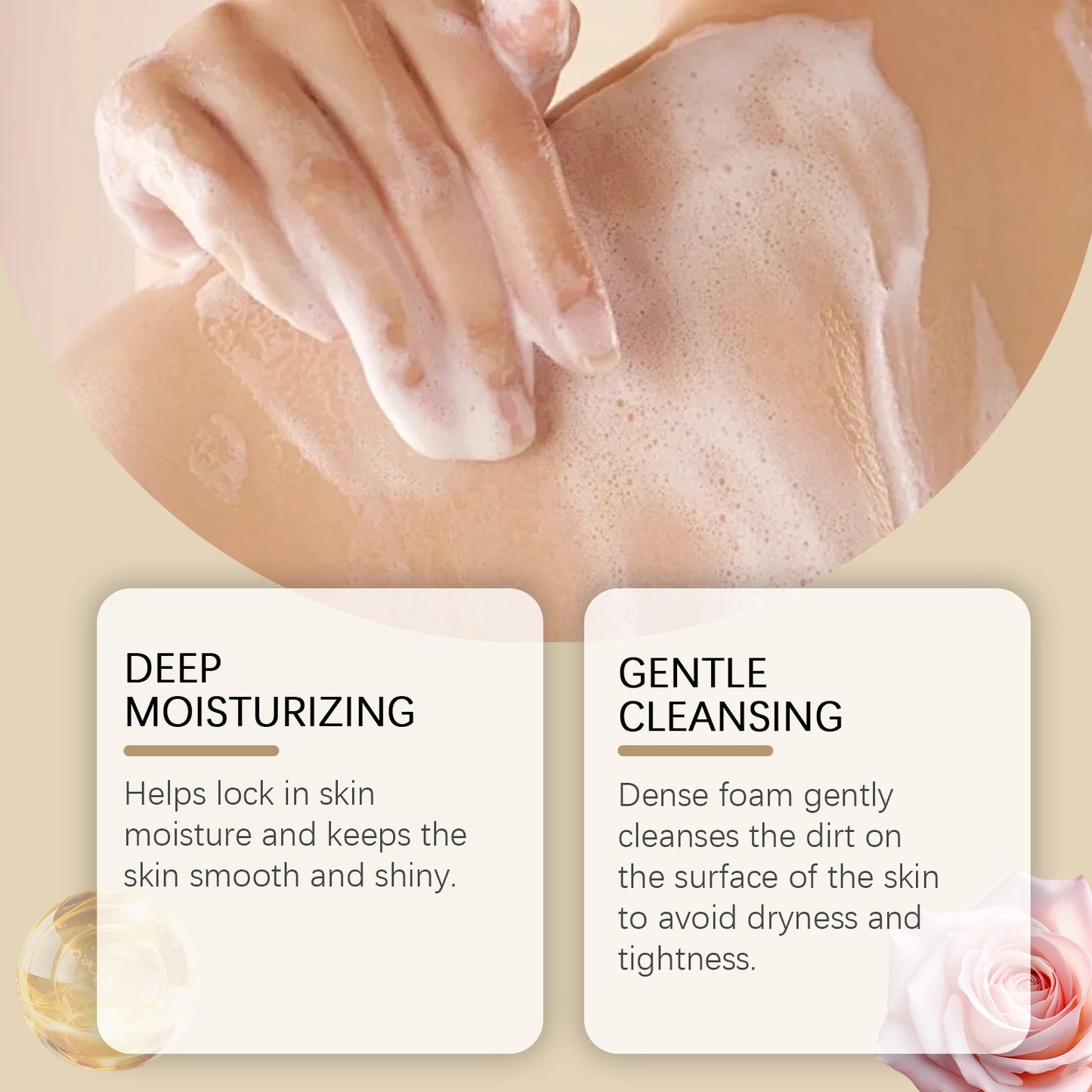 Gel Douche Hydratant Luxueux pour une Peau Douce