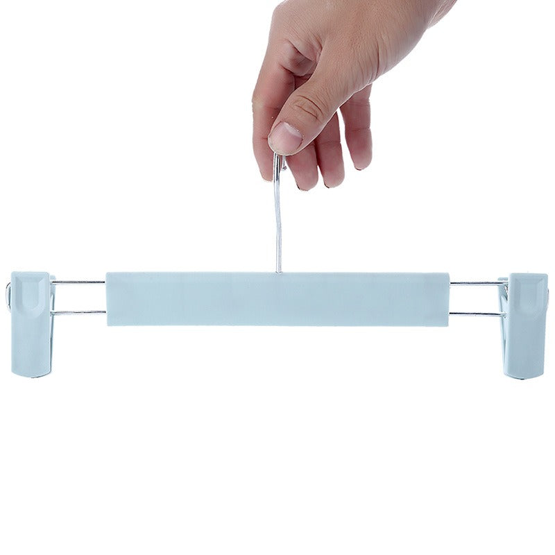 Non-Slip Plastic Clothes Rack Trouser Rack Skirt Clip Underwear Rack Frosted Drying Clothes Rack - Korvel