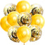 Moon Castle Party Celebrates Latex Balloon Transparent Paper Shard Glitter Balloon Set - Korvel