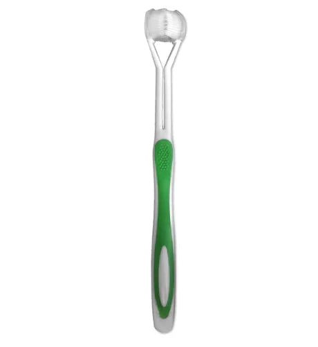 Cepillo de dientes manual de tres lados para una limpieza efectiva