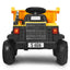12V Battery Kids Ride On Dump Truck with Electric Bucket - Yellow