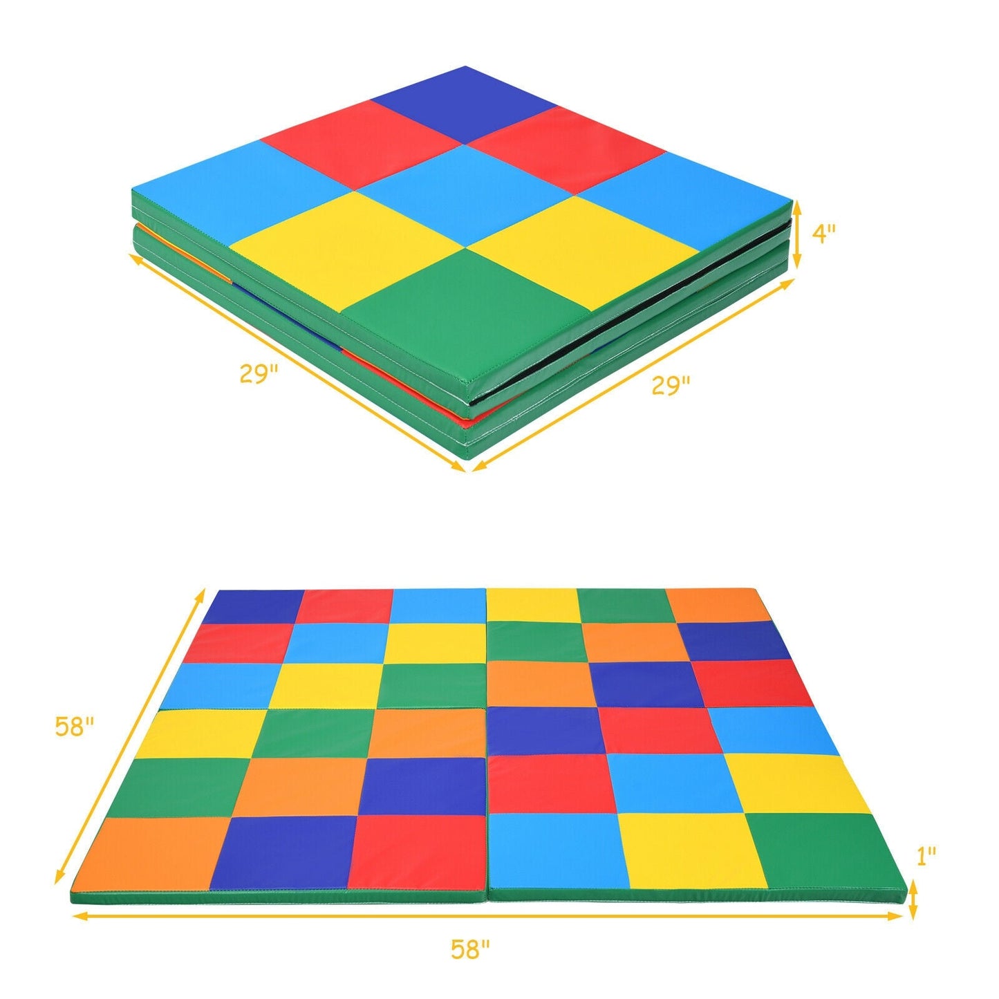 58 Inch Baby Folding Activity Floor Mat