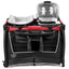 4-in-1 Convertible Portable Baby Play Yard with Toys & Music - Red