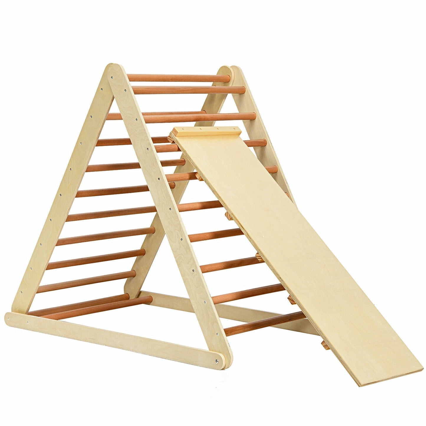 Triangle d'escalade en bois pliable pour tout-petits